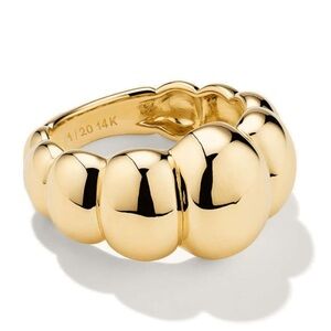 14K Gold Chunky Ring